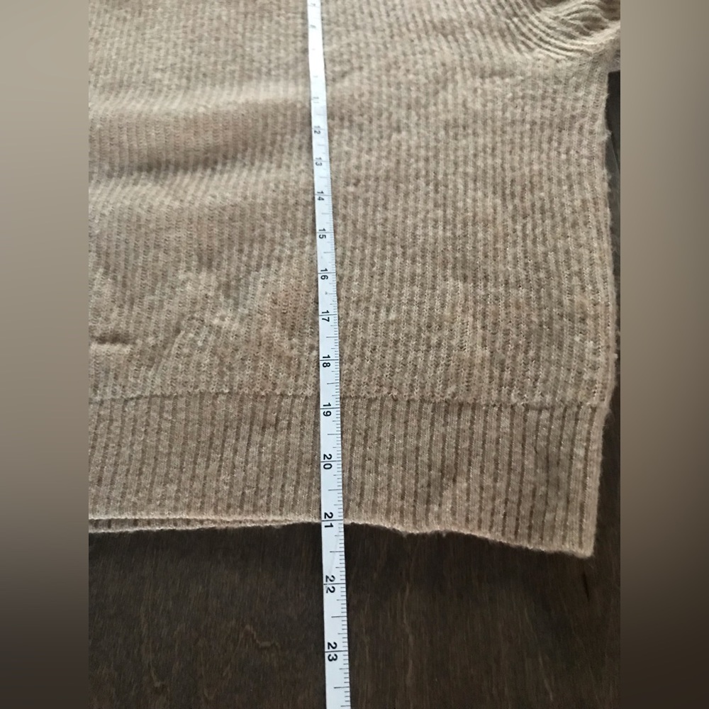 Quince Baby Alpaca-Wool Quarter Zip in Camel - XS - NWT - Picture 8 of 8